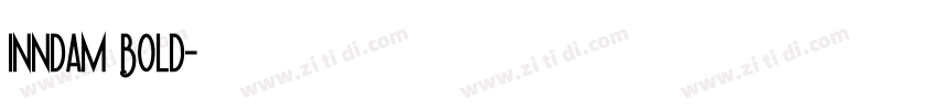Inndam Bold字体转换
